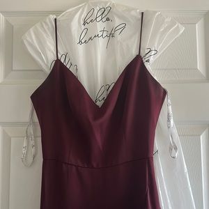 Celebrate Wine dress, size 2.